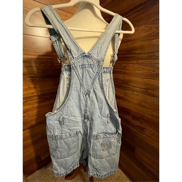 Vintage No Boundaries Bib Overall Shorts Denim Size Small (Juniors 3-5) - Picture 12 of 14